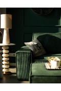 Narożnik PILLOW M prawy z funkcją spania zielony - King Home